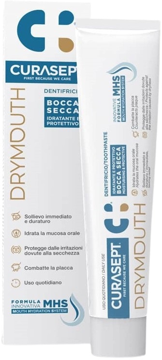 CURASEPT DRYMOUTH DENTIFRICIO 75 ML - Farmacia-flash.it