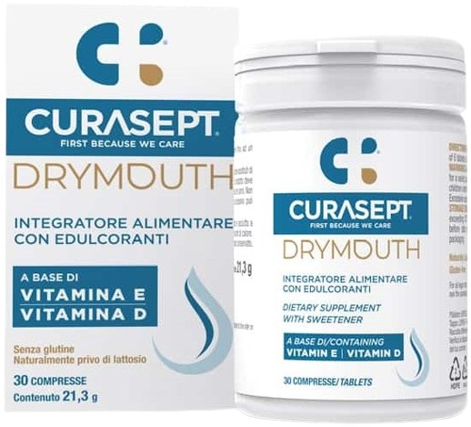 CURASEPT DRYMOUTH 30 COMPRESSE - Farmacia-flash.it
