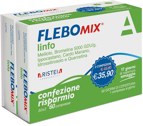 FLEBOMIX LINFO BIPACK 30 + 30 COMPRESSE - Farmacia-flash.it