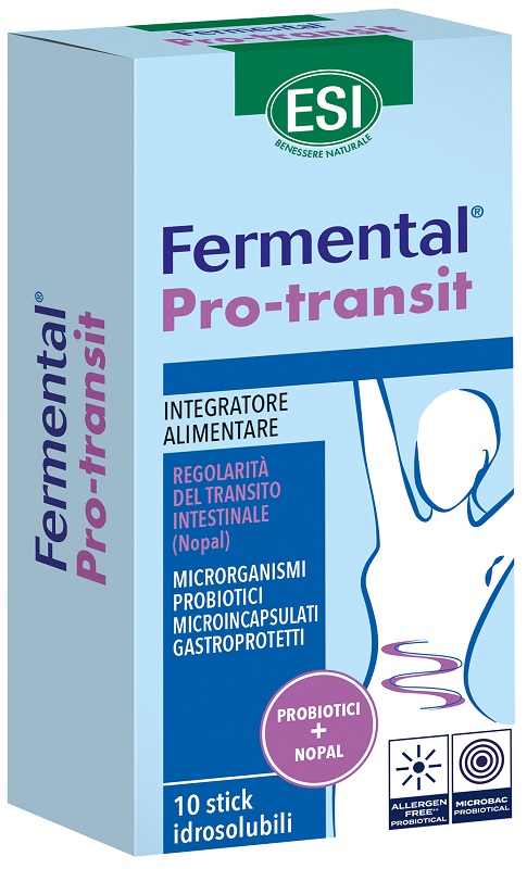 ESI FERMENTAL PRO TRANSIT 10 STICK IDROSOLUBILI - Farmacia-flash.it