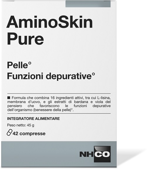 NHCO AMINOSKIN PURE 42 COMPRESSE - Farmacia-flash.it