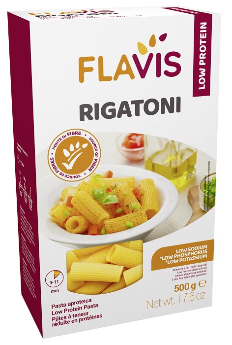 FLAVIS RIGATONI APROTEICI 500 G - Farmacia-flash.it