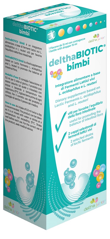 DELTHABIOTIC BIMBI GOCCE 15 ML - Farmacia-flash.it