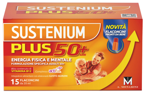 SUSTENIUM PLUS 50+ 15 FLACONCINI - Farmacia-flash.it