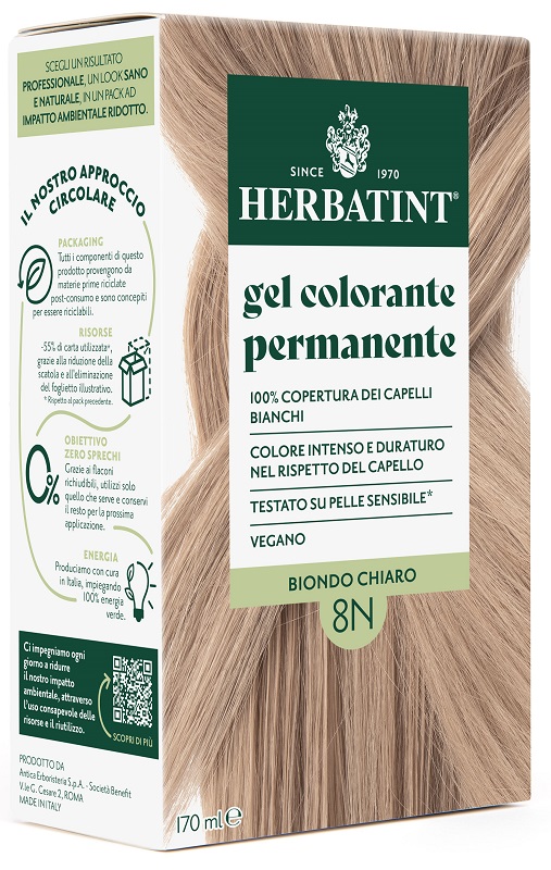 HERBATINT 8N BIONDO CHIARO 170 ML - Farmacia-flash.it