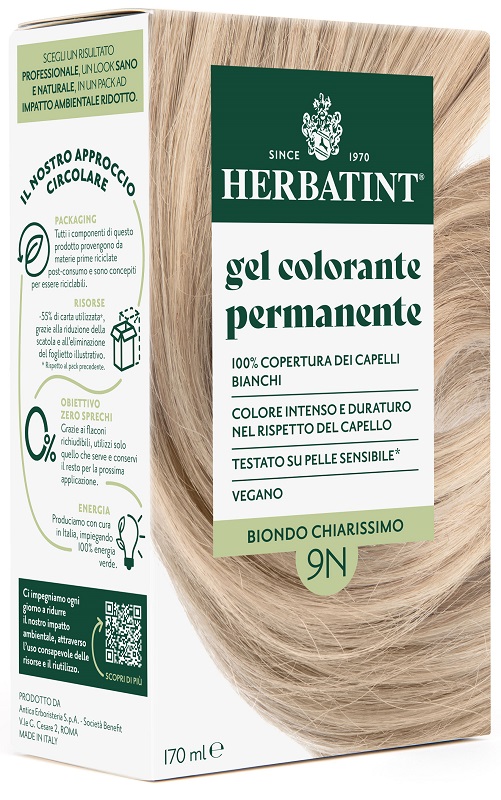 HERBATINT 9N BIONDO CHIARISSIMO 170 ML - Farmacia-flash.it