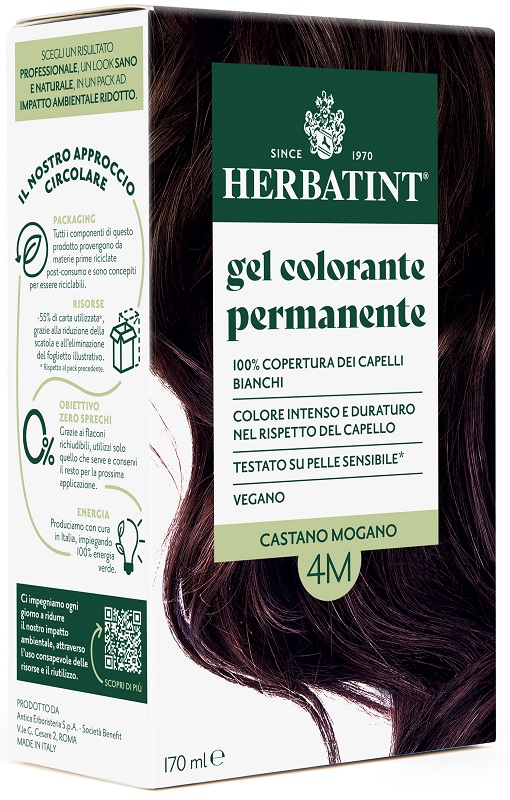 HERBATINT 4M CASTANO MOGANO 170 ML - Farmacia-flash.it