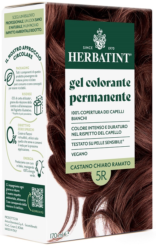 HERBATINT 5R CASTANO CHIARO RAMATO 170 ML - Farmacia-flash.it