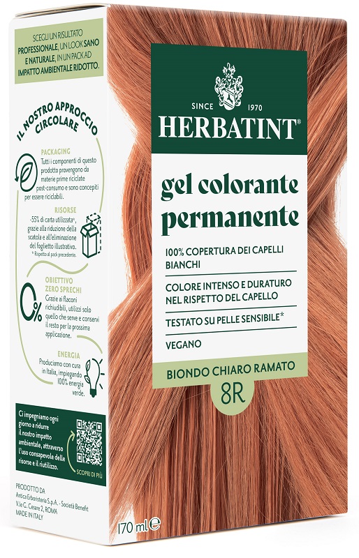 HERBATINT 8R BIONDO CHIARO RAMATO 170 ML - Farmacia-flash.it