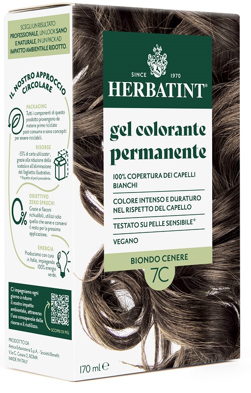 HERBATINT 7C BIONDO CENERE 170 ML - Farmacia-flash.it