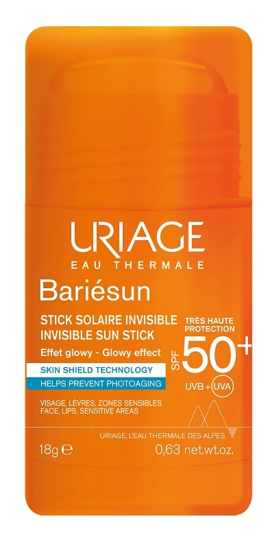URIAGE EAU THERMALE BARIESUN SPF50+ STICK SOLAIRE INVISIBILE EFFET GLOWY 18 G - Farmacia-flash.it