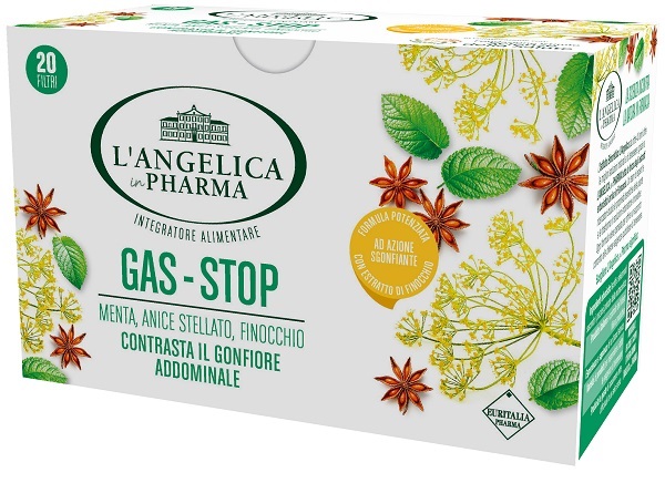 L'ANGELICA TISANA GAS STOP 20 FILTRI - Farmacia-flash.it
