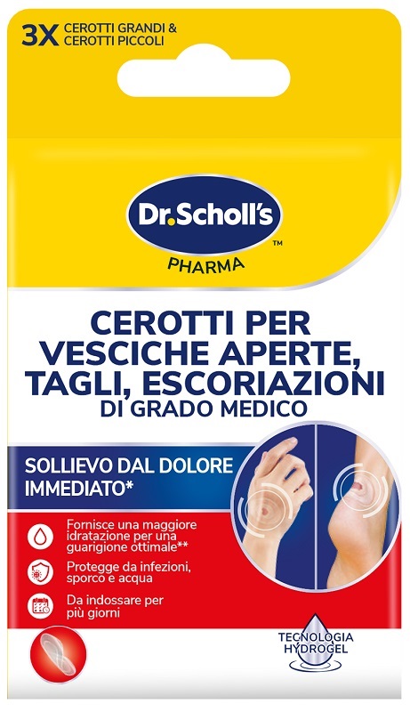 CEROTTI SCHOLL VESCICHE TAGLIE ESCORIAZIONI 6 PEZZI - Farmacia-flash.it