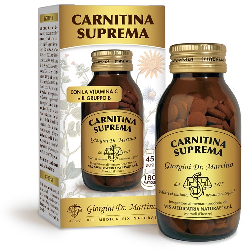 CARNITINA SUPREMA 180 PASTIGLIE 90 G - Farmacia-flash.it
