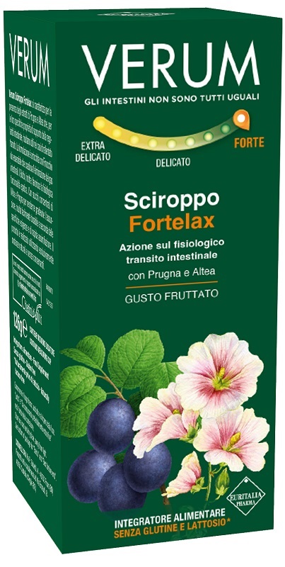 VERUM FORTELAX SCIROPPO FRUTTATO 126 G NEW - Farmacia-flash.it