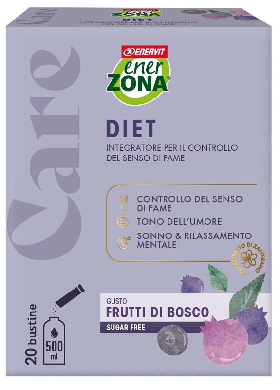 ENERZONA CARE DIET FRUTTI DI BOSCO 20 BUSTINE - Farmacia-flash.it