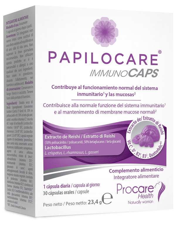 PAPILOCARE IMMUNOCAPS 30 CAPSULE - Farmacia-flash.it