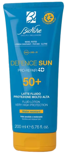 DEFENCE SUN 50+ LATTE FLUIDO 200 ML - Farmacia-flash.it