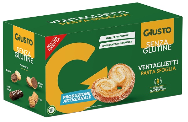 GIUSTO SENZA GLUTINE VENTAGLIETTI 80 G - Farmacia-flash.it
