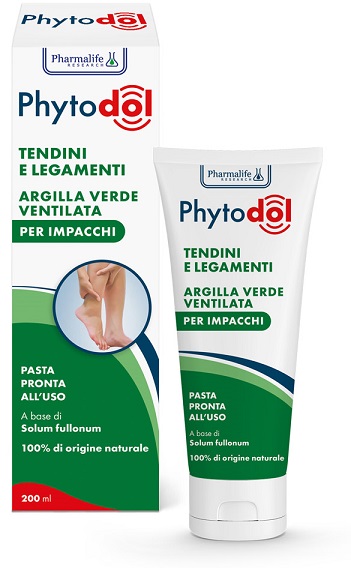 PHYTODOL TENDINI E LEGAMENTI ARGILLA VERDE VENTILATA 200 ML - Farmacia-flash.it
