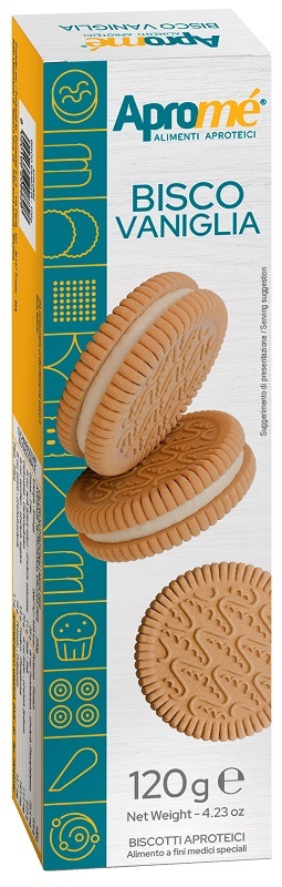 APROME' BISCO VANIGLIA 120 G - Farmacia-flash.it