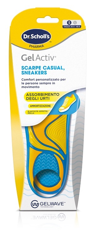 SCHOLL GELACTIV SCARPE CASUAL SNICKERS MISURA SMALL NUOVA SERIE 2025 1 PAIO - Farmacia-flash.it