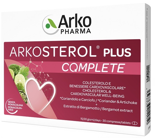 ARKOSTEROL PLUS COMPLETE 30 COMPRESSE - Farmacia-flash.it
