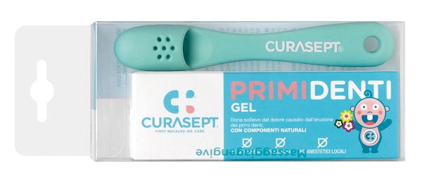 CURASEPT KIT GEL PRIMI DENTI 20 ML + MASSAGGIAGENGIVE - Farmacia-flash.it