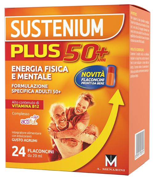 SUSTENIUM PLUS 50+ 24 FLACONCINI - Farmacia-flash.it