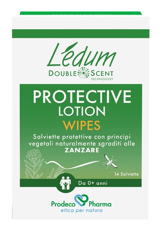 LEDUM DS PROTECTIVE LOTION WIPES 14 PEZZI - Farmacia-flash.it