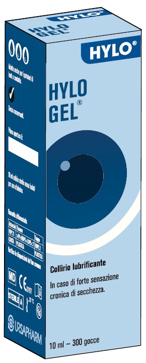 COLLIRIO LUBRIFICANTE HYLO GEL IALURONATO DI SODIO 2 MG/ML 10 ML - Farmacia-flash.it