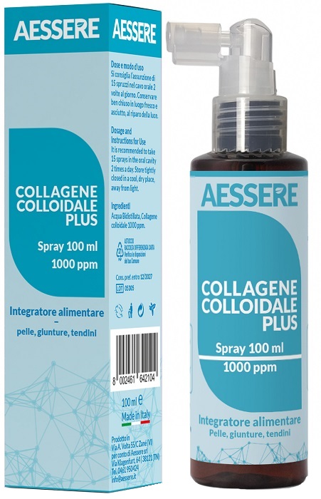 COLLAGENE COLLOIDALE PLUS 1000PPM 100 ML - Farmacia-flash.it