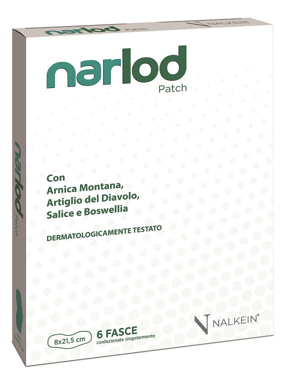NARLOD PATCH 8X21,5 CM 6 PEZZI - Farmacia-flash.it