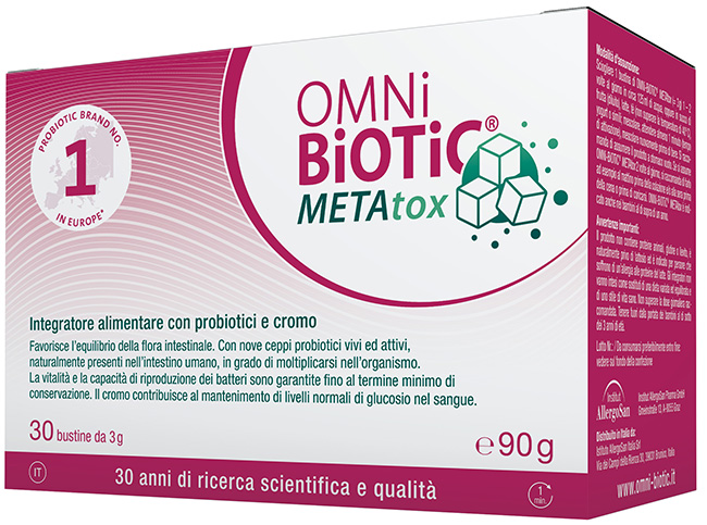 OMNI BIOTIC METATOX 30 BUSTINE 3 G SENZA GLUTINE SENZA LATTOSIO - Farmacia-flash.it
